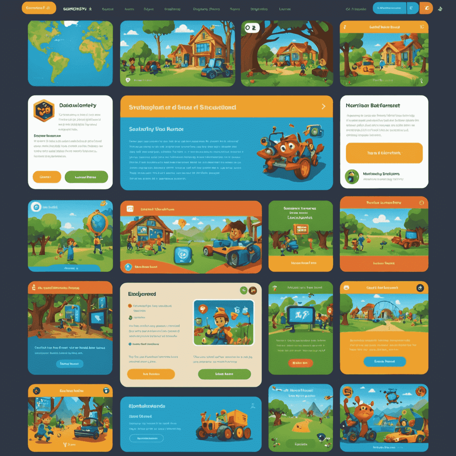 EduGameify platform showing gamified learning experiences with educational quests, achievements, and leaderboards